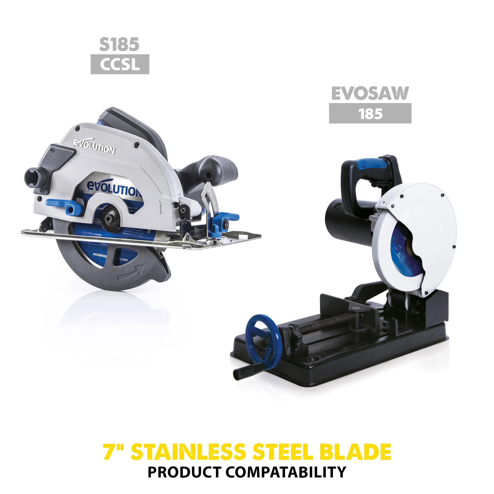 Evolution 180BLADESSN | 7 in. | 48T | 20mm Arbor | Stainless Steel TCT Blade - Image 3