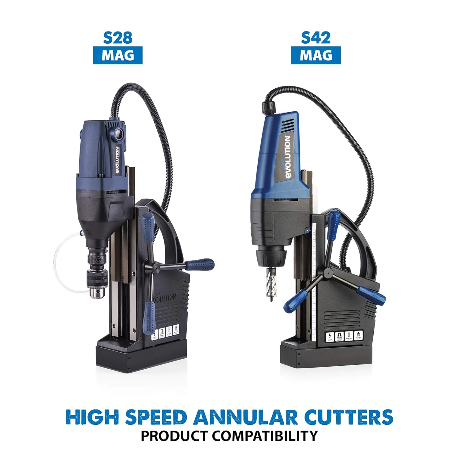 Evolution 12pc 2 in. Depth Annular HSS Mag Drill Cutter Set 7/16 To 1-1/8 in. With 3/4 in. Weldon Shank - Image 8