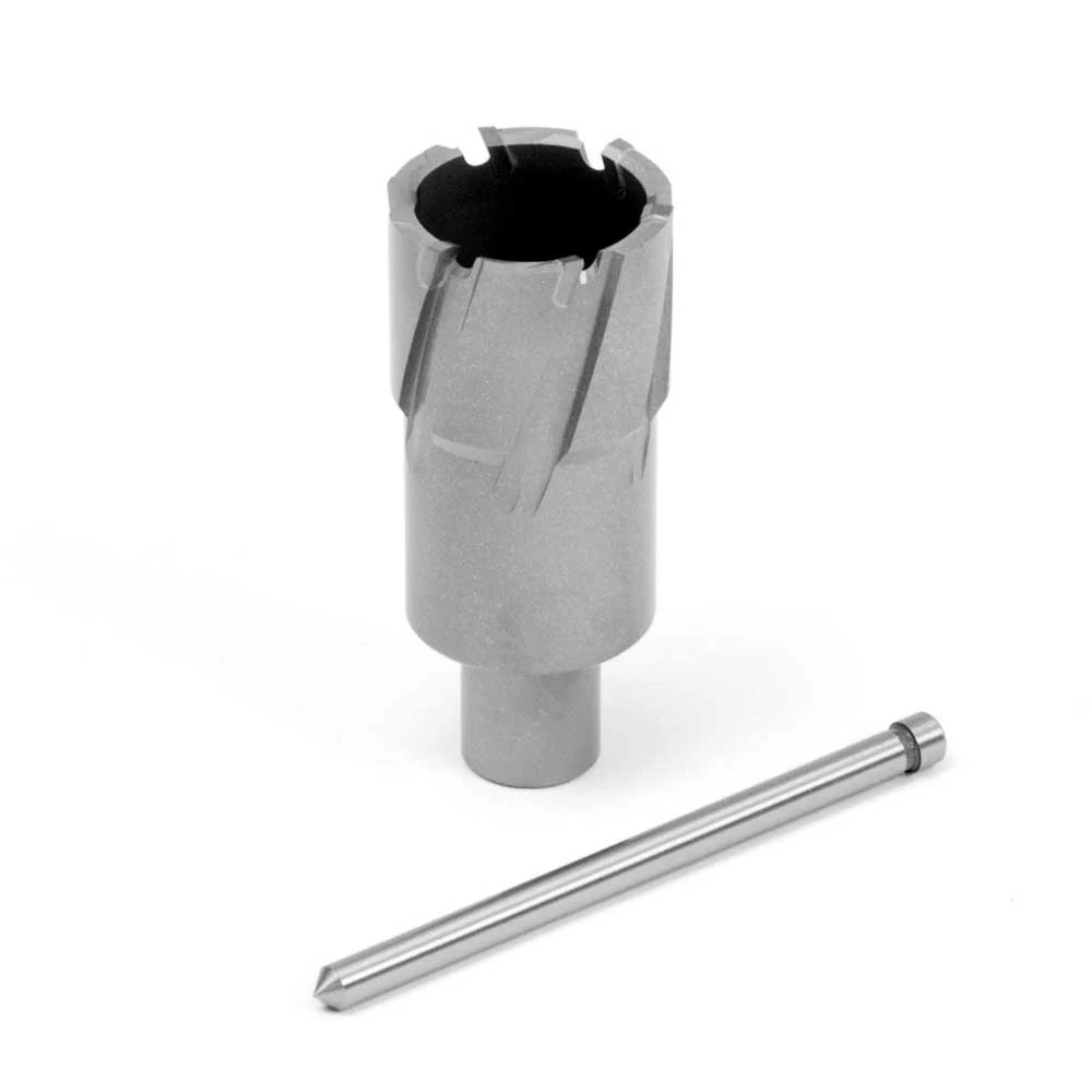 Evolution CT118L - 1-3/16 in. Width x 2 in. Depth Annular Carbide Tipped Cutter with 3/4 Inch Weldon Shank and Pilot Pin included