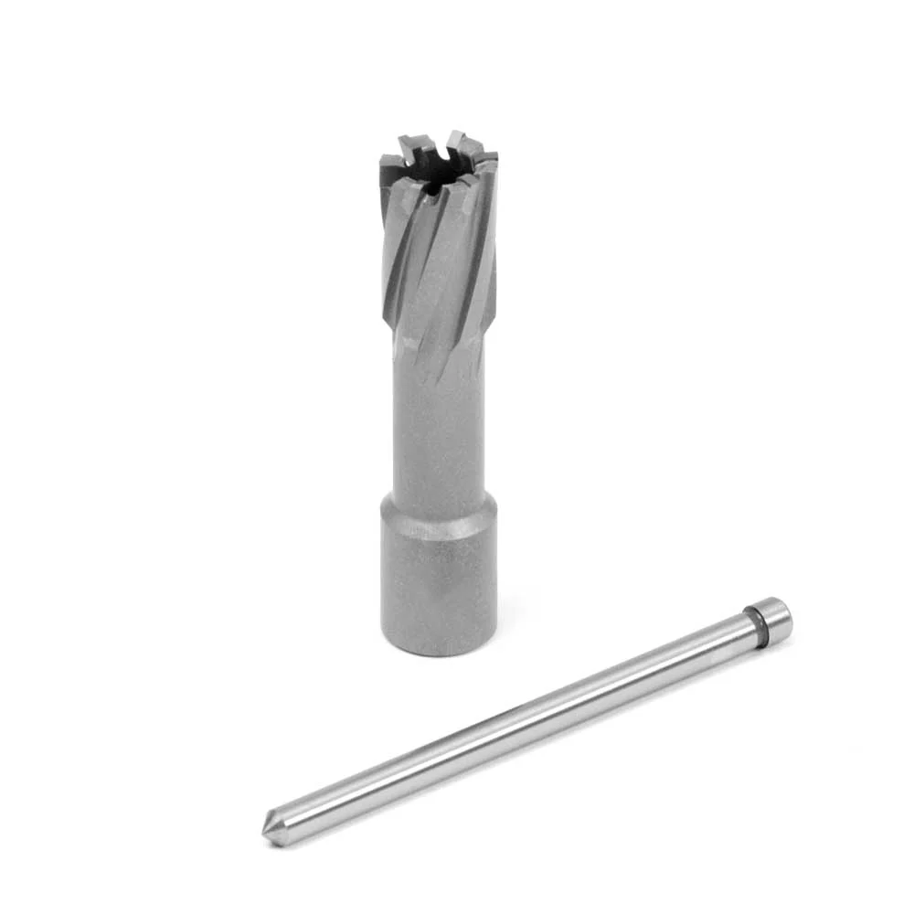 Evolution CT812L - 13/16 in. Width x 2 in. Depth Annular Carbide Tipped Cutter with 3/4 Inch Weldon Shank and Pilot Pin included
