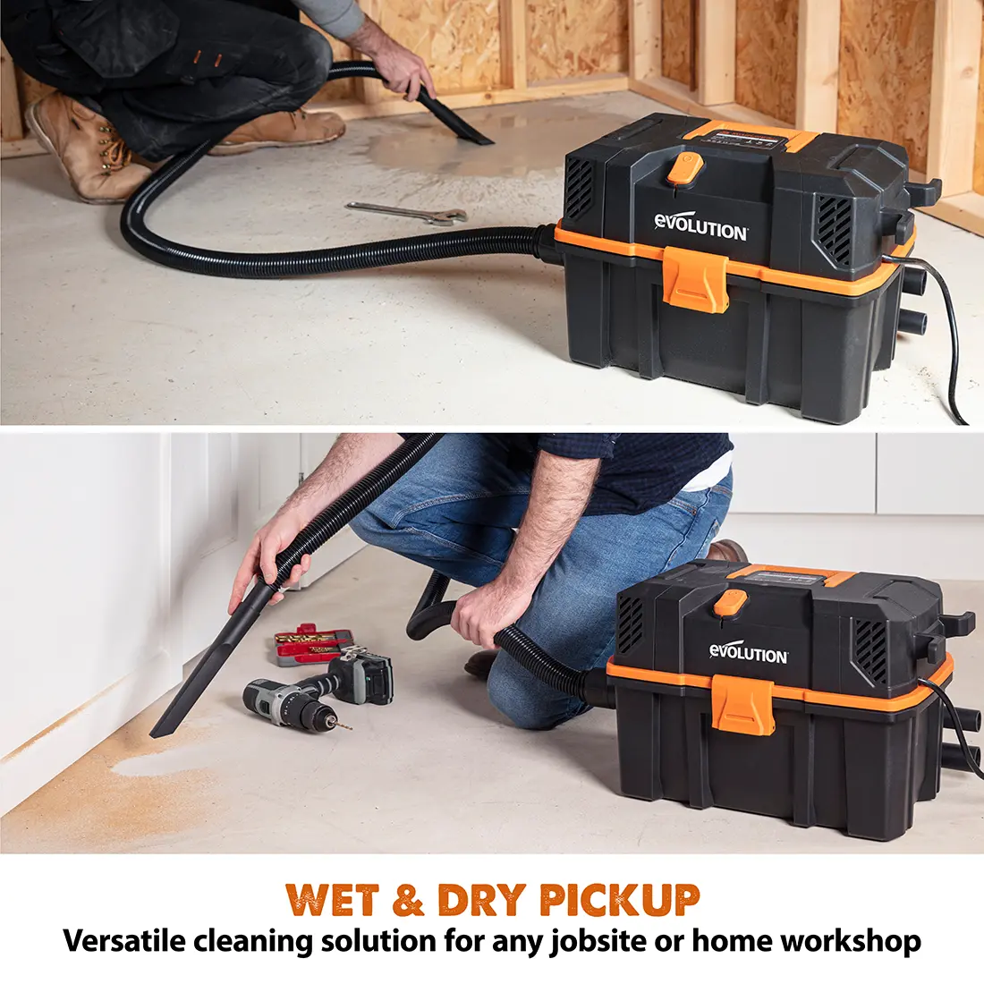 Evolution R15VAC 4-Gallon Wet & Dry Shop Vac With Accessories - Image 4