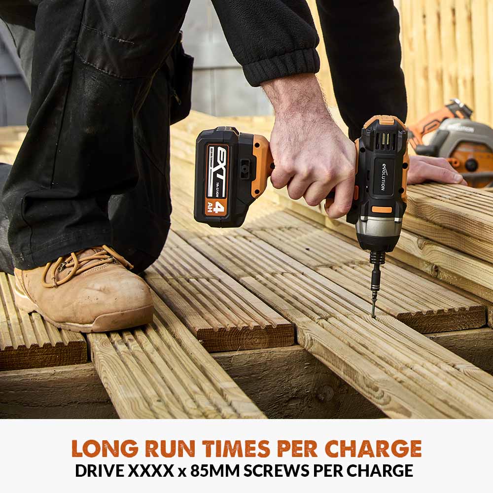 Evolution Cordless R180IDR-Li Impact Driver 20V Li-Ion EXT - Image 8