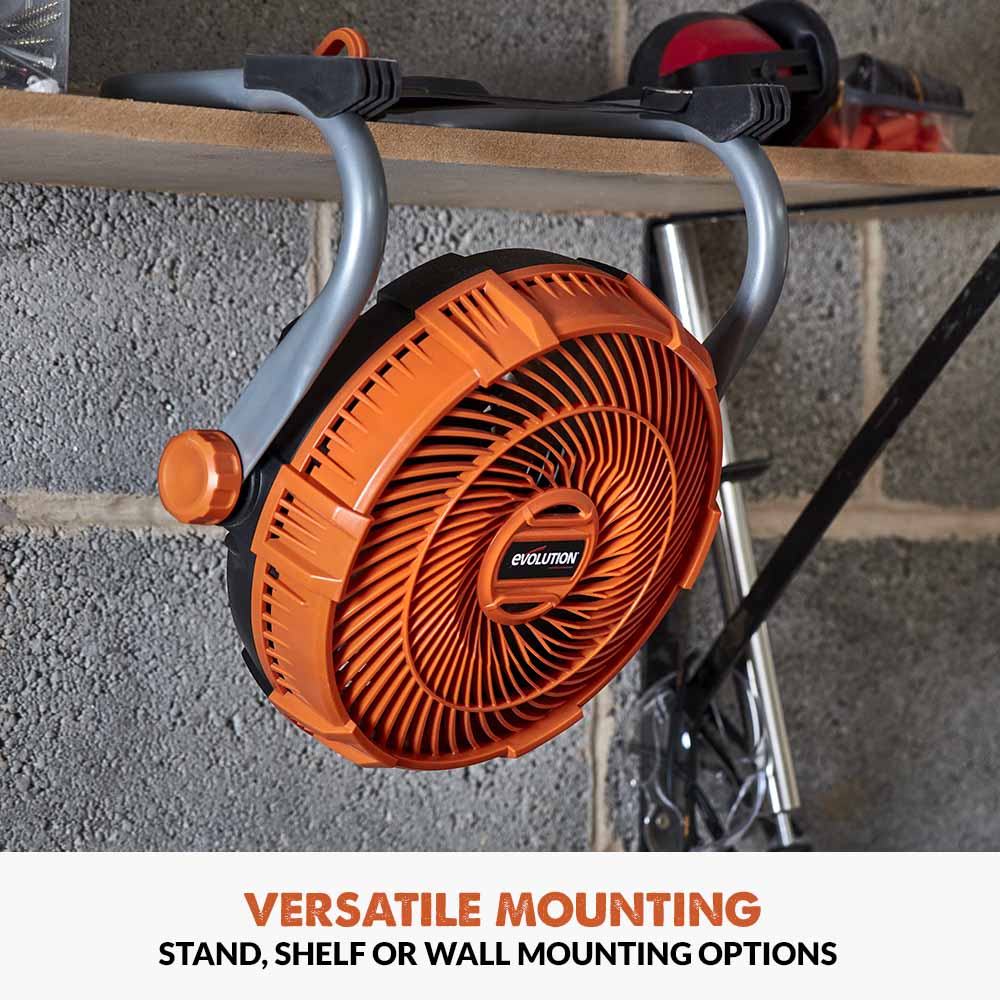 Evolution Cordless R240FAN-Li Work Fan 20V Li-Ion EXT - Image 3