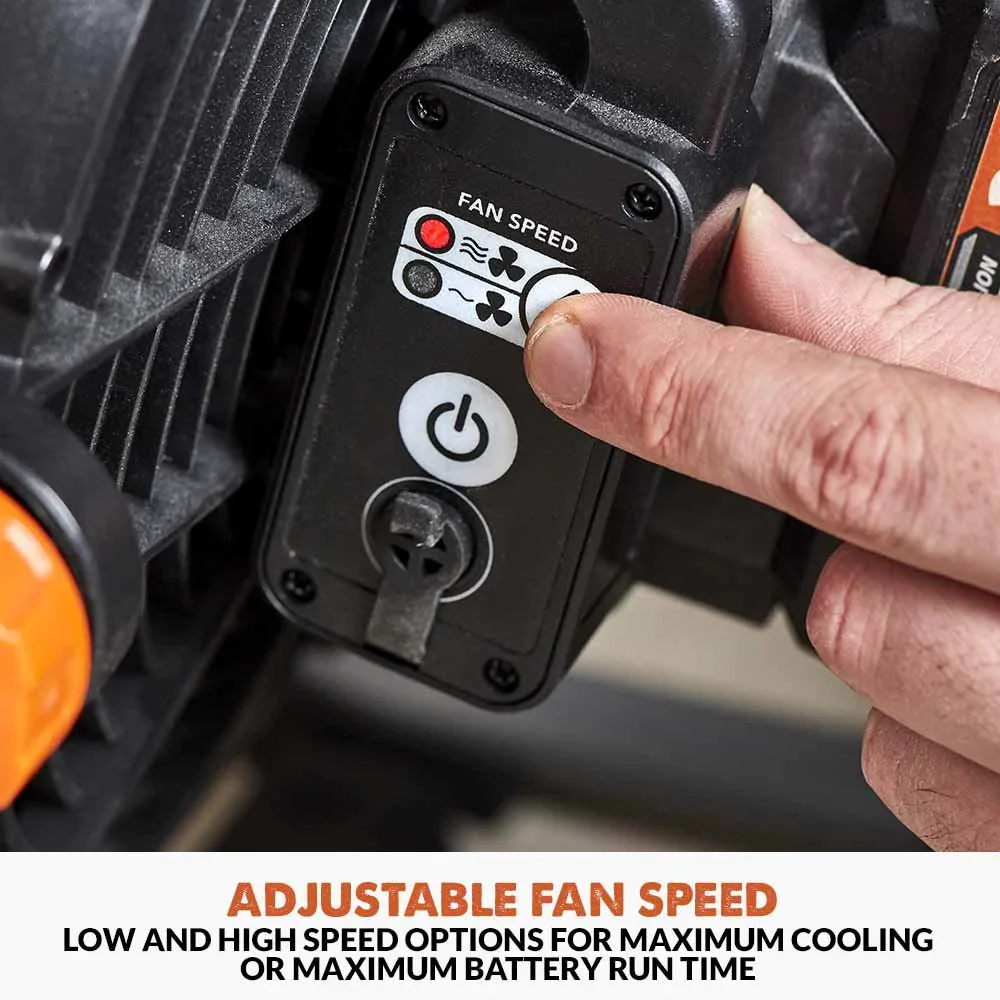 Evolution Cordless R240FAN-Li Work Fan 20V Li-Ion EXT - Image 5