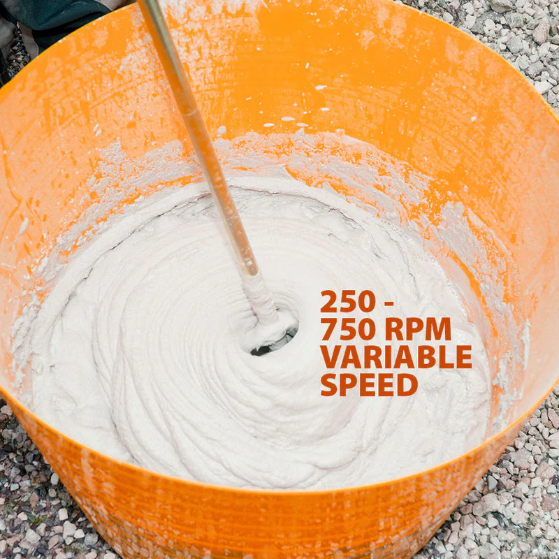 Evolution Twister - Variable Speed Drywall Mortar Mixer Stirring Tool for Cement, Render Paint, Tile Concrete Plaster - Image 7