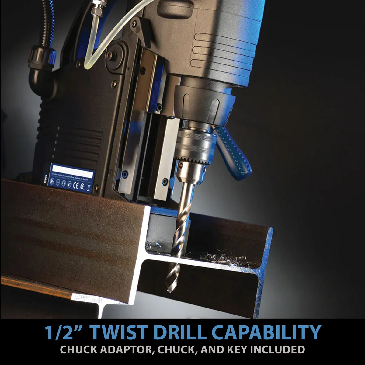Evolution EVOMAG42: 1-5/8 in. Magnetic Drill With Carry Case - Image 6