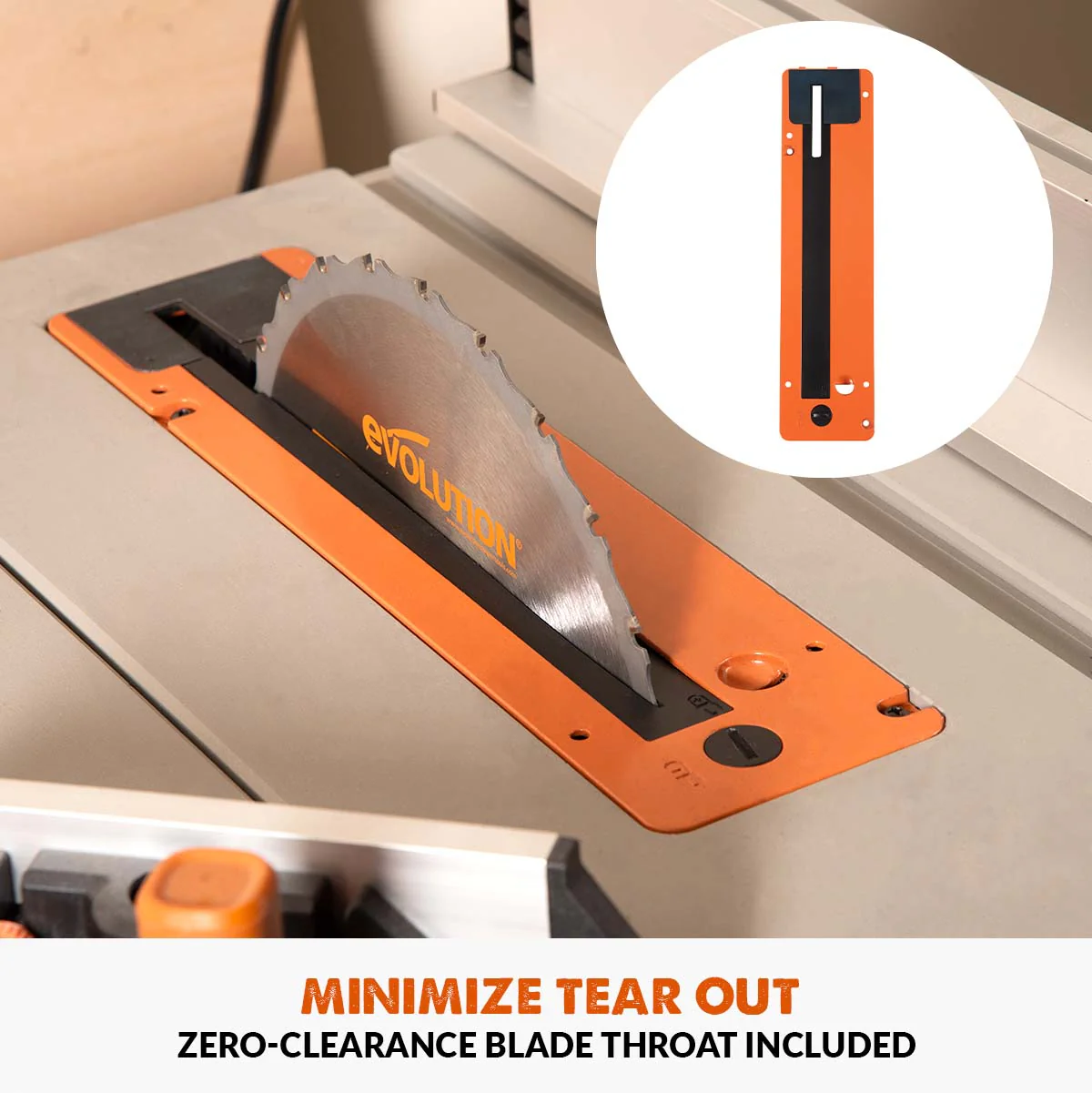 Evolution R10TS Portable Jobsite Wood Cutting Table Saw | 10 in. Multi-Material Cutting Blade - Image 3