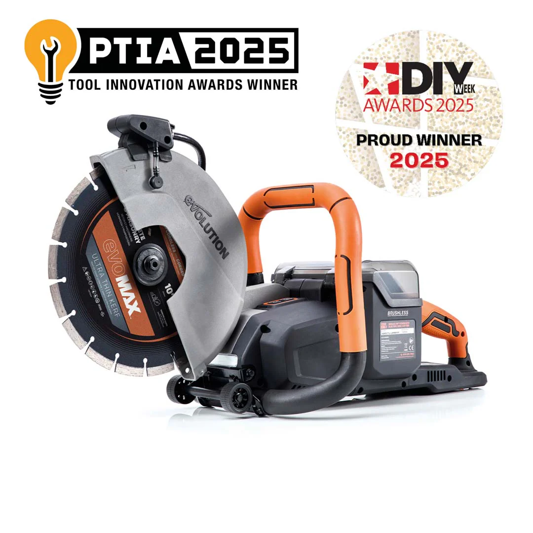 Evolution Cordless R10DCT-Li | 10 In. | Concrete Saw | Automatic Water-Fed Dust Suppression | Premium Thin Kerf Diamond Blade Included - Image 3