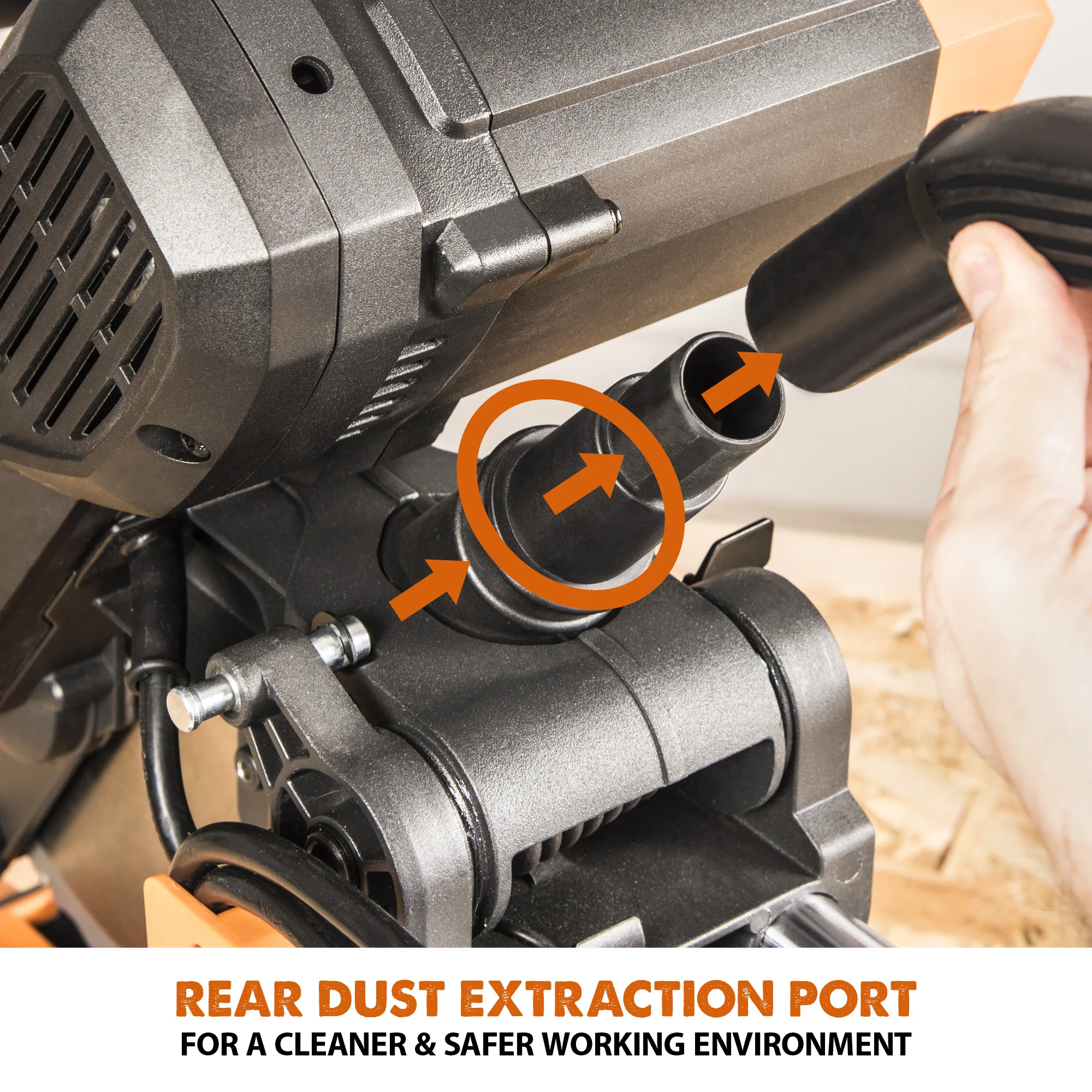 Evolution R255SMS-DB+: Dual Bevel Sliding Miter Saw With 10 in. Multi-Material Cutting Blade - Image 24