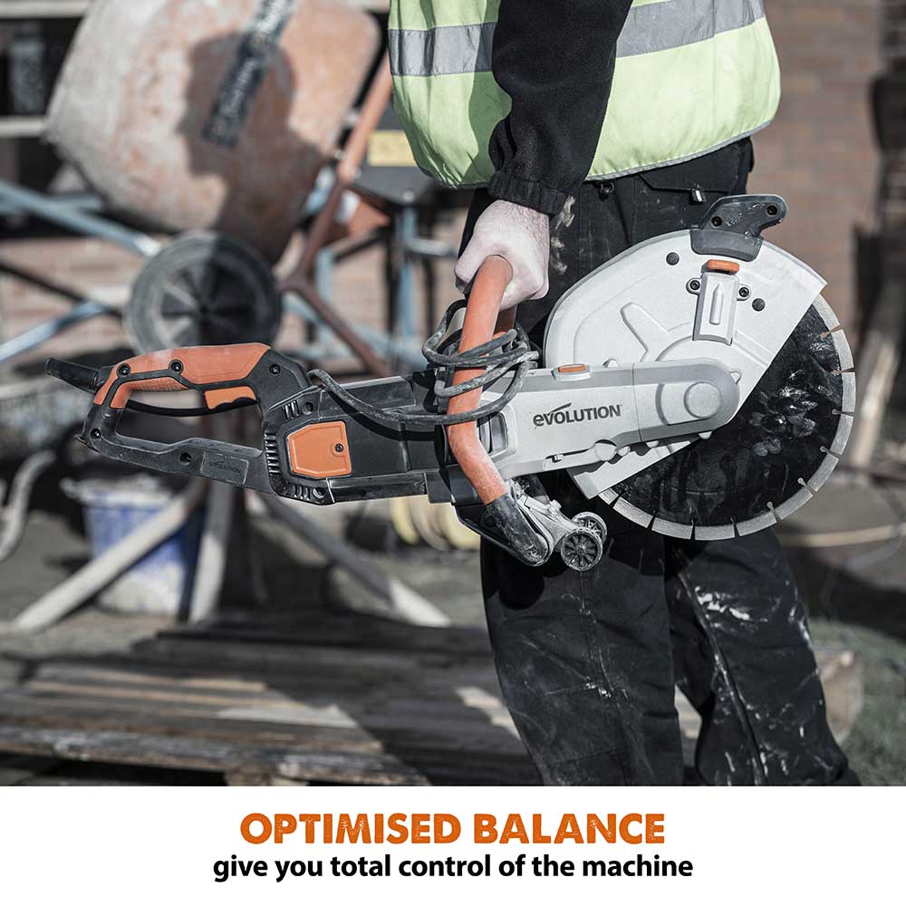 Evolution R300DCT | 12 in. | Electric Concrete Saw | Diamond Blade Included - Image 7