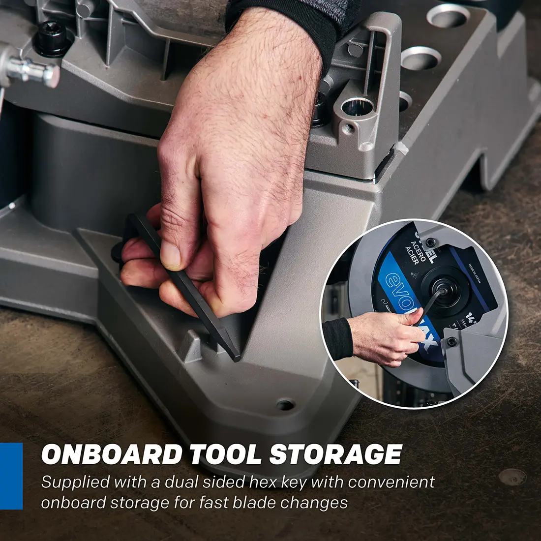 Evolution S14MCS: Metal Cutting Mitering Chop Saw With 14 in. EVOMAX14ST  Blade | Heavy Duty - Image 13