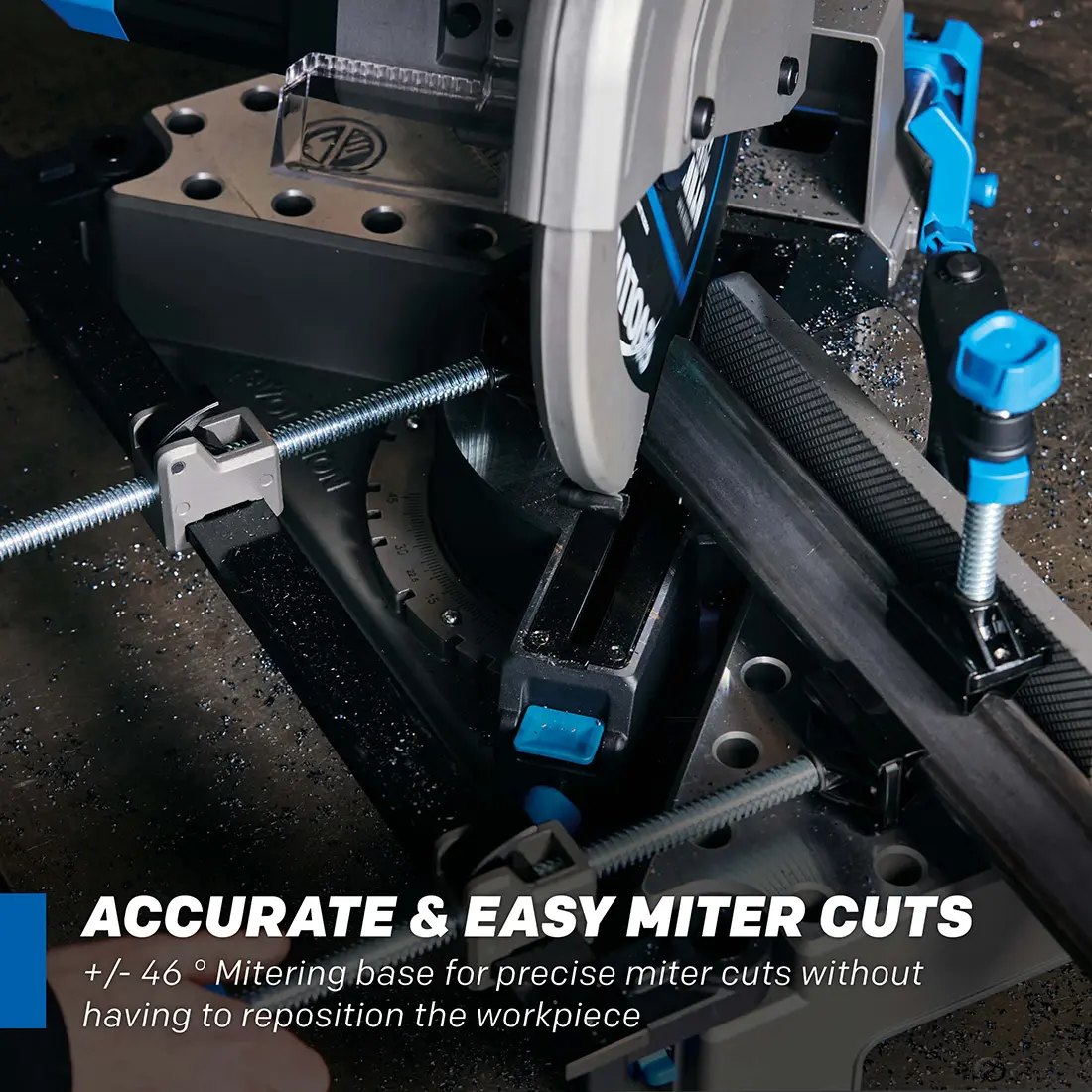 Evolution S14MCS: Metal Cutting Mitering Chop Saw With 14 in. EVOMAX14ST  Blade | Heavy Duty - Image 4
