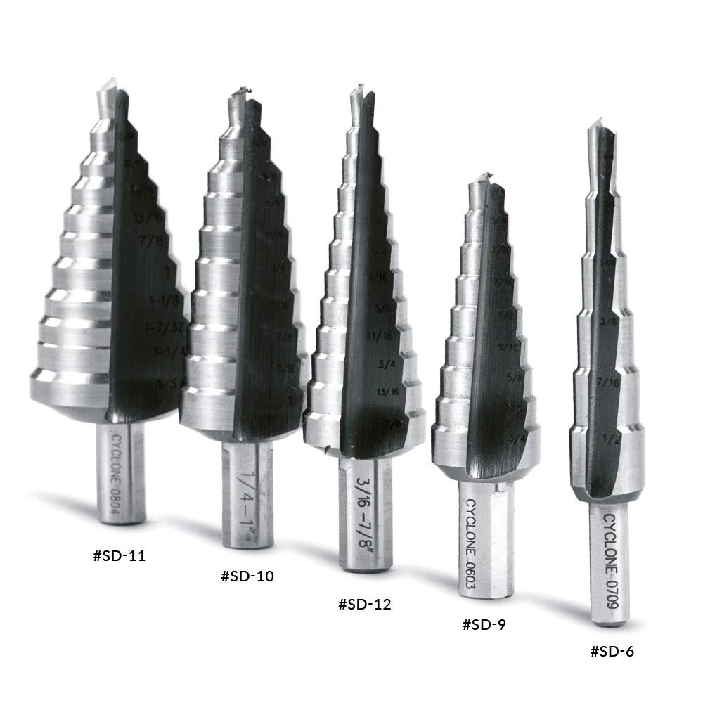 Evolution SD-10: 1/4 - 1 in. Straight Flute Step Drill - Image 5